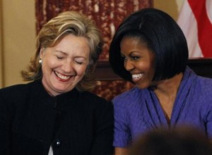 HILLARY AND MICHELLE-PHOTO-GERALD HERBERT_0