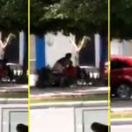 Graban a pareja teniendo intimidad en la calle
