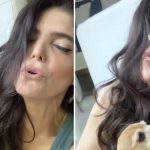 VIDEO: ¡Un ‘palomazo’! Ana Bárbara y su perrito enternecen las redes