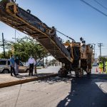 Activa Gobierno de Matamoros rehabilitación de pavimento de calle Calixto Ayala