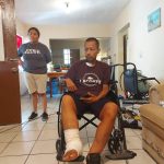 Trailero se accidenta y lo corren