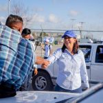 Mónica firme en su campaña