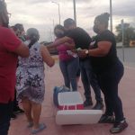 Llevan alimentos al Hospital