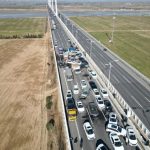 La niebla provoca una impactante carambola con más de 200 autos