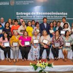 Reconoce Alcalde Mario López a maestras y maestros con 30 y 40 años de servicio en la educación