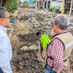 Inicia recorrido del gerente general de la JAD en obras de drenaje en Matamoros