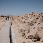 Realiza el alcalde Beto Granados supervisión en obra de rehabilitación del muro de contención en Playa Bagdad
