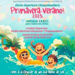 El Gobierno Municipal de Matamoros invita a la Gran Apertura del Chapoteadero Primavera-Verano 2025
