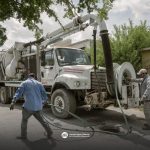 Camión vactor de Conagua refuerza el desazolve en colonias de Matamoros