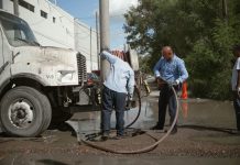 Gobierno de Matamoros refuerza trabajos de desazolve en la Avenida Uniones