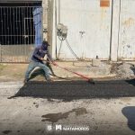 Gobierno de Beto Granados realiza trabajos de bacheo en la colonia Acuario