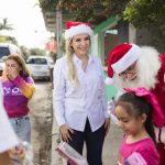 El Sistema DIF Matamoros lleva alegría y esperanza a familias de diferentes colonias con cenas navideñas