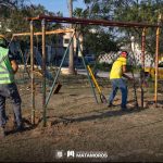 Avanza la rehabilitación de áreas verdes en el Fraccionamiento Praderas: Beto Granados