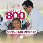 Más de 800 consultas médicas fortalecen el bienestar de las familias: Beto Granados