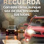 Exhorto a la población de Matamoros por pavimento mojado y aumento de accidentes