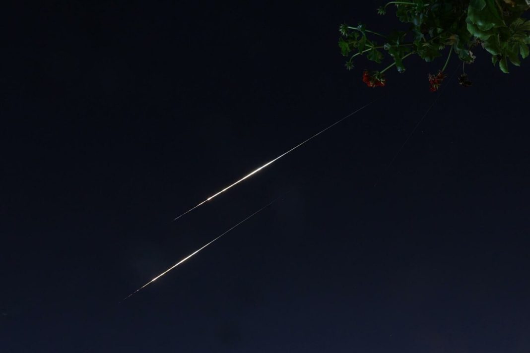 Israeli air defence intercepts projectile above Jerusalem