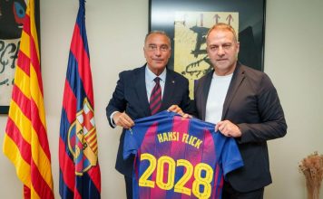 Hansi Flick renueva con el Barcelona hasta 2028