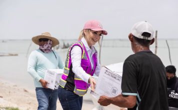 Fortalece DIF Matamoros entrega de despensas estatales “Voluntad de Ayudar a las Familias” en Puerto El Mezquital