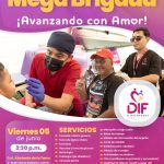 DIF Matamoros invita a la población a beneficiarse con la Mega Brigada “Avanzando con Amor”en la Col. Abelardo de la Torre