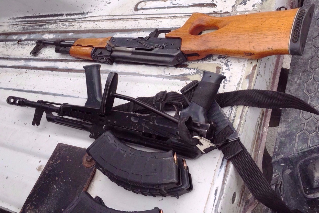 FOTO 01 COMUNICADO 0674 GCT - ALGUNAS DE LAS ARMAS