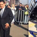 En helicóptero oficial