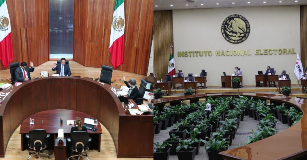 collage-tepjf-tribunal-electoral-ine-instituto-nacional-electoralmexico