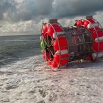 Este hombre quería cruzar el Atlántico en una rueda de hámster