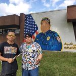 Hacen mural de sargento abatido