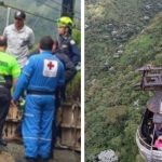 turistas quedan atrapados en un teleférico a más de 300 metros de altura