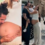 Matías Novoa presume la pancita de su esposa en redes sociales