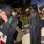 ¡Le llevaron banda! Padres hacen llorar a su hija tras graduarse de la universidad