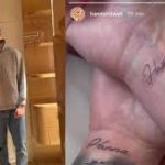 Peso Pluma y Hanna Howell sellan su amor con tatuajes