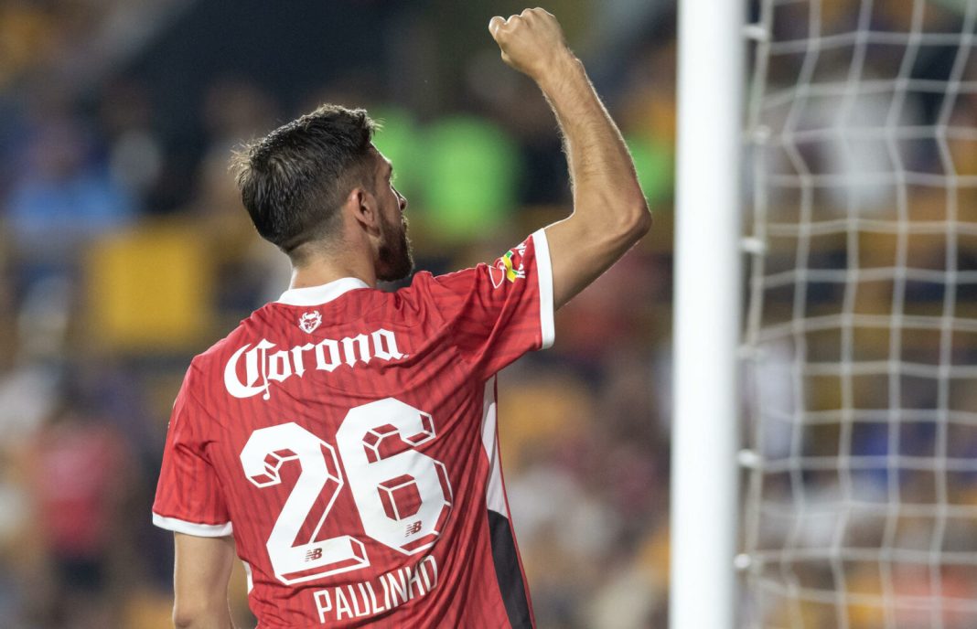 El portugués Paulinho le da al Toluca un valioso empate en casa de Tigres, en la semifinal