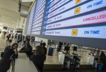 Más de 800 vuelos cancelados en EE.UU. en “inédita” reducción de tráfico por cierre de Gobierno